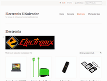 Tablet Screenshot of elsalvadorelectronix.com